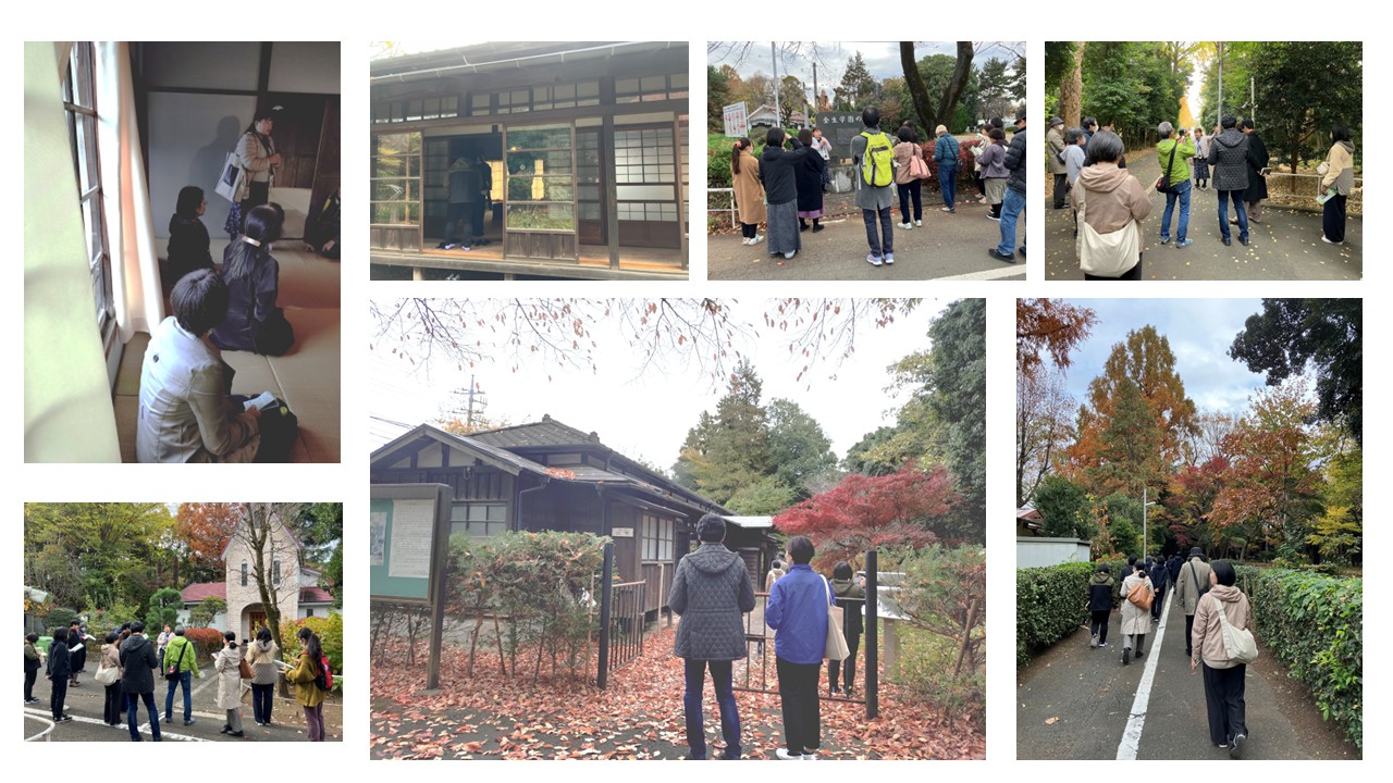 実際に多磨全生園内を歩きながらガイドツアーを行う当日の写真一覧