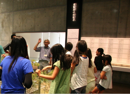 ８月６日　原発被災地の子供たちが見学に訪れました